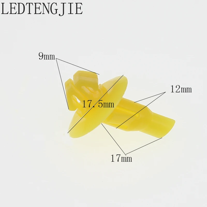 

LEDTENGJIE Car Fastener Clip 20pcs YT-1144 Car Fender Internal Fixing Clip for Toyota Auto Repair Parts