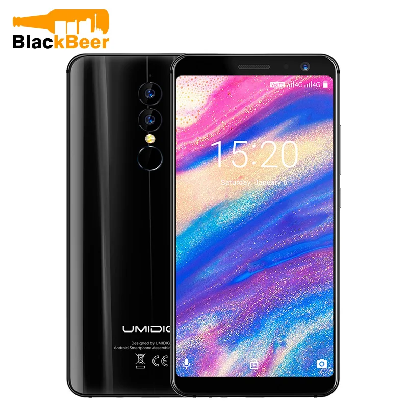 Umidigi A1 Pro мобильного телефона MT6739 4 ядра Android 8 1 смартфон 5 дюймов сенсорный экран 3