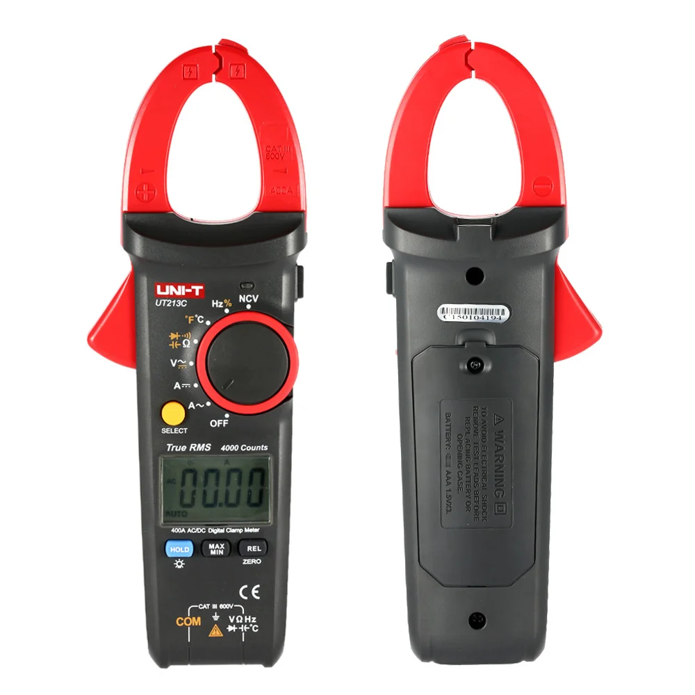 

UNI-T UT213B Digital LCD Clamp Meter Multimeter AC/DC Voltage multimetr multitester medidor dijital multimetre digitale