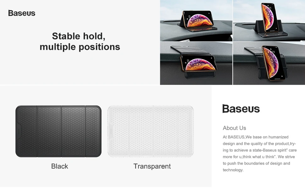 Универсальная наклейка Baseus, автомобильная подставка для телефона, многофункциональная нано резиновая накладка для iPhone, держатель для мобильного телефона, автомобильный держатель
