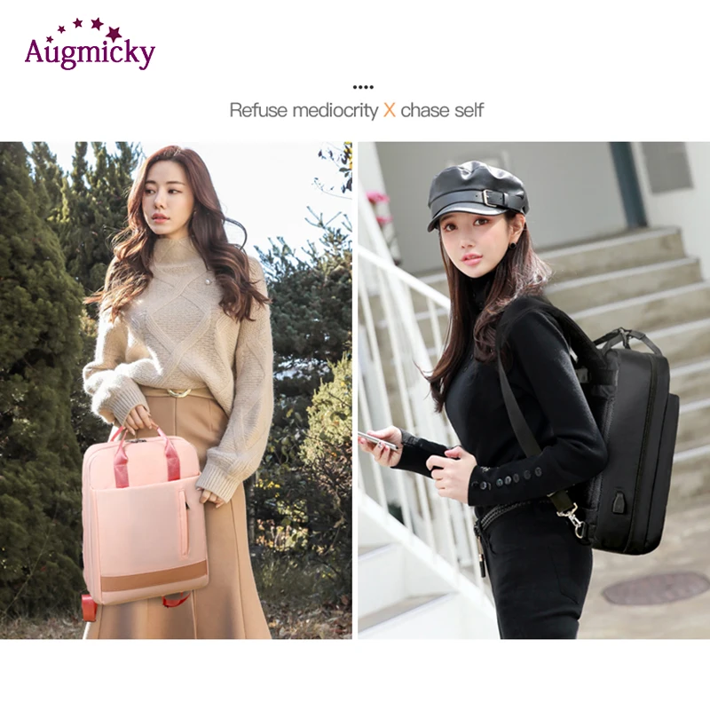 2019 NEW 15.6 inch Laptop Backpack For women Water Repellent Functional Rucksack with USB Charging Port For Teenagers Travel Bag 2019 NEW 15.6 inch Laptop Backpack For women Water Repellent Functional Rucksack with USB Charging Port For Teenagers Travel Bag