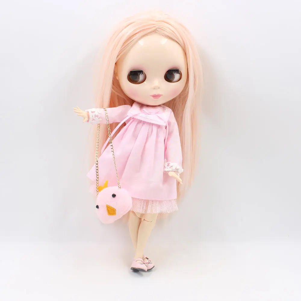 Милая розовая одежда для девочки, Милая Кружевная сумка для курицы, милая девочка, для куклы blyth, ледяная, подходит для 1/6, игрушка в подарок
