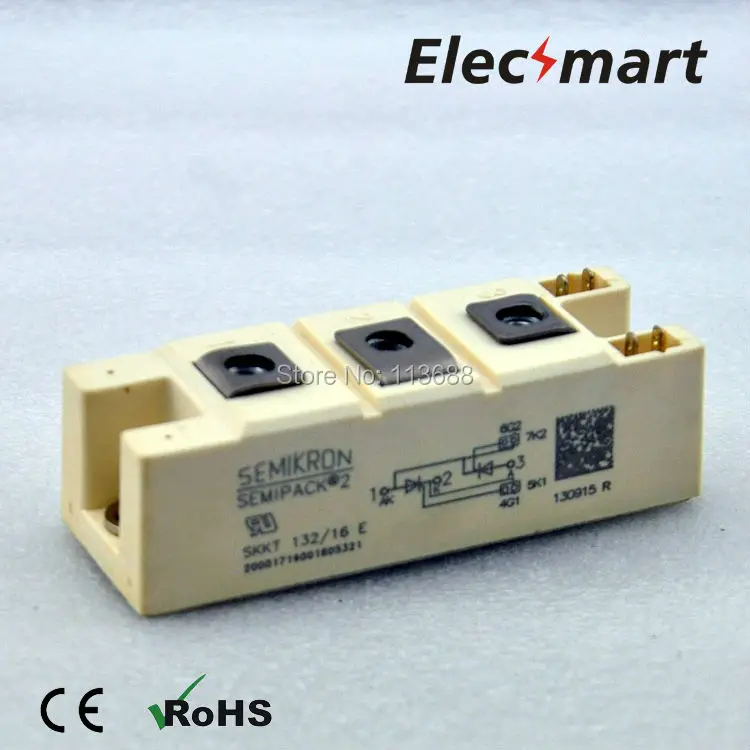 

Semikron Silicon Controlled Thyristor Module SKKT 132/16E