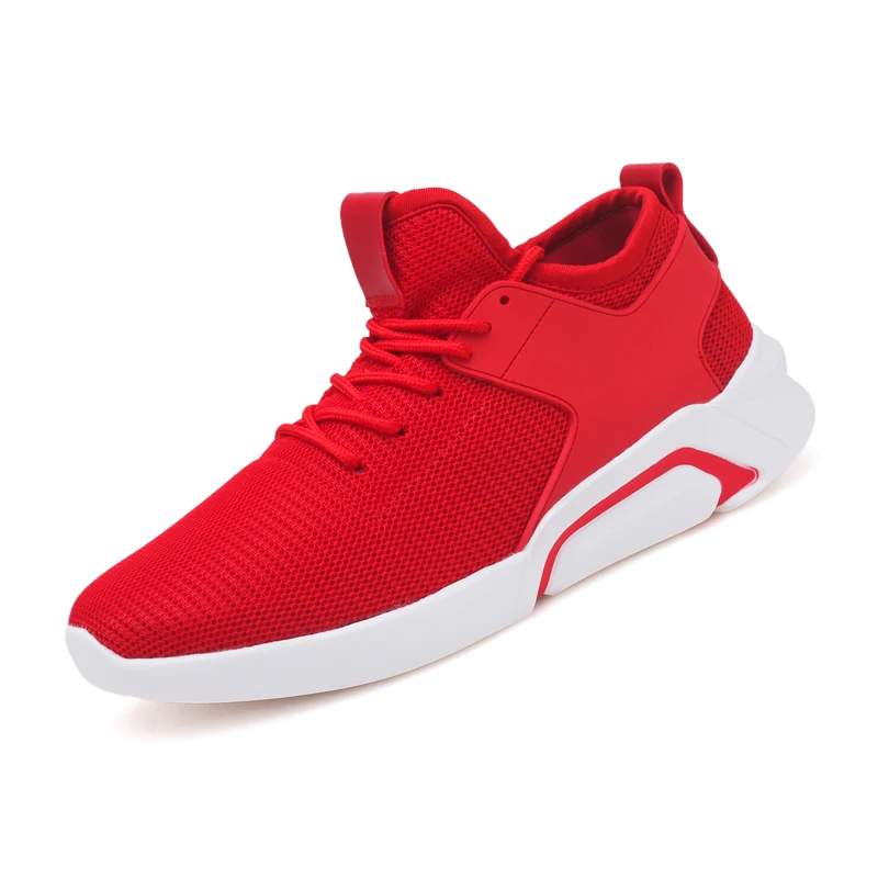 mens red athletic shoes