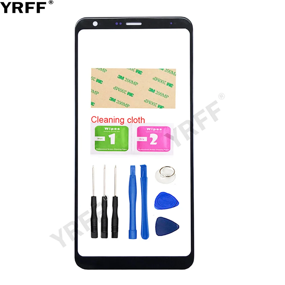 Переднее стекло YRFF для мобильного телефона LG Q Stylo 4 Q710 Q710MS Q710CS переднее внешнее