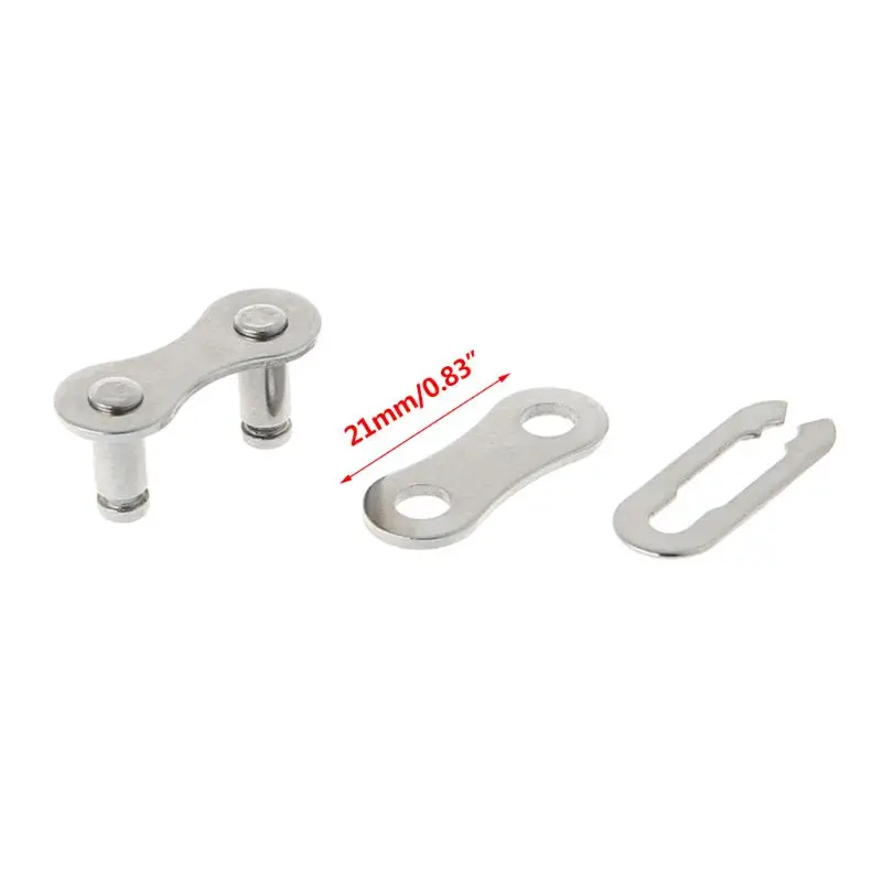 Clearance 1 Pair Portable Bicycle Chain Master Link Joint Connector Single Speed Quick Clip Buckle New 4