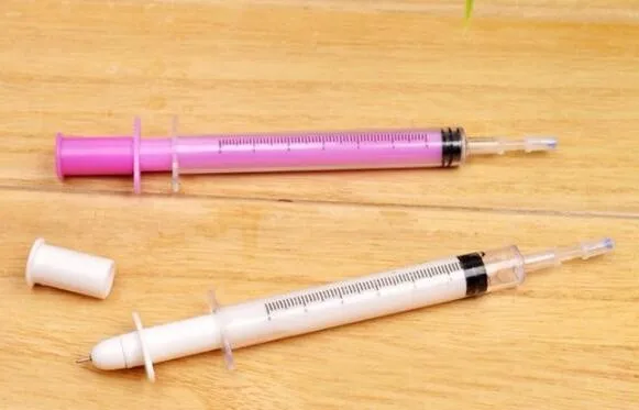36 шт./лот в форме шприца гелевая ручка в качестве подарка игрушки для детей письма