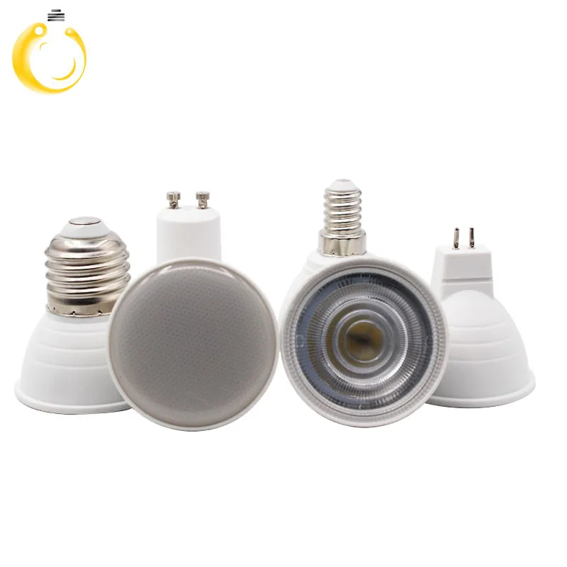 GU10 E27 E14 светодиодный лампы 9 W 220 V Светодиодный светильник ГУ лампада MR16 DC12V