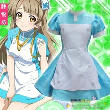 Amor En Vivo! minami kotori maid ropa dress cosplay traje de mucama lolita delantal dress fiesta de halloween