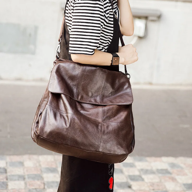 Брендовая женская сумка из натуральной кожи, роскошные женские сумки, дизайнерские женские сумки, женская сумка через плечо - Цвет: brown