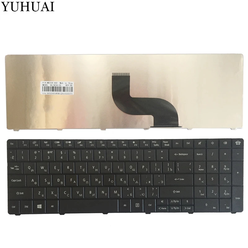 Русская клавиатура для Packard Bell NE71B Q5WTC Z5WT1 V5WT2 Z5WT3 Z5WTC LE EG70 EG70BZ RU черная клавиатура