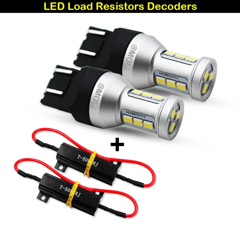 IJDM 7443 светодиодный CANBUS без ошибок T20 W21W светильник для 2009 2016 Fiat 500 дневные ходовые