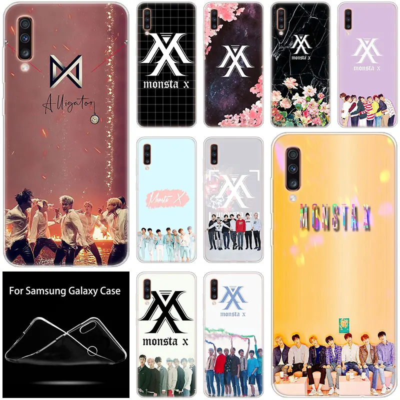 

Hot Monsta X KPOP Soft Case For Samsung Galaxy A90 A80 A70 A60 A50 A40 A30 A10 A20E A2CORE A9 A7 A8 A6 Plus 2018 A5 2017 Cover