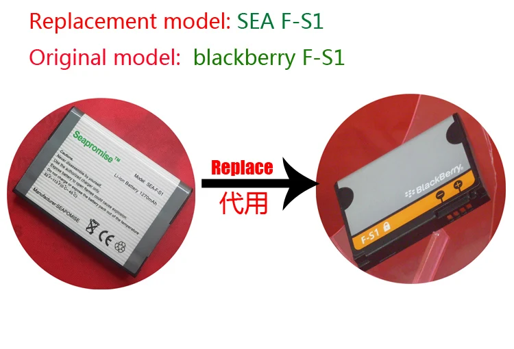 Оптовая продажа 5 шт./лот Мобильный телефон батарея F S1 FS1 для Blackberry Jennings факел 2 9810