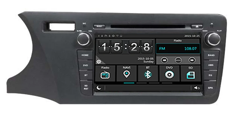 Flash Deal Liislee For Honda City 2014 LHD Stereo Android Radio DVD Player BT Wifi GPS MAP NAV Navigation 1080P System Original NAVI Design 6
