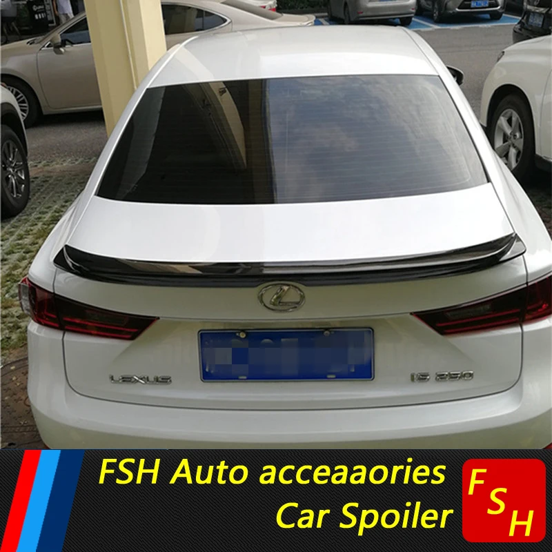 

For Lexus IS250 Spoiler ABS Material Car Rear Wing unpaint Color Rear Spoiler For Lexus IS250 IS300 IS350 Spoiler 2013-2017
