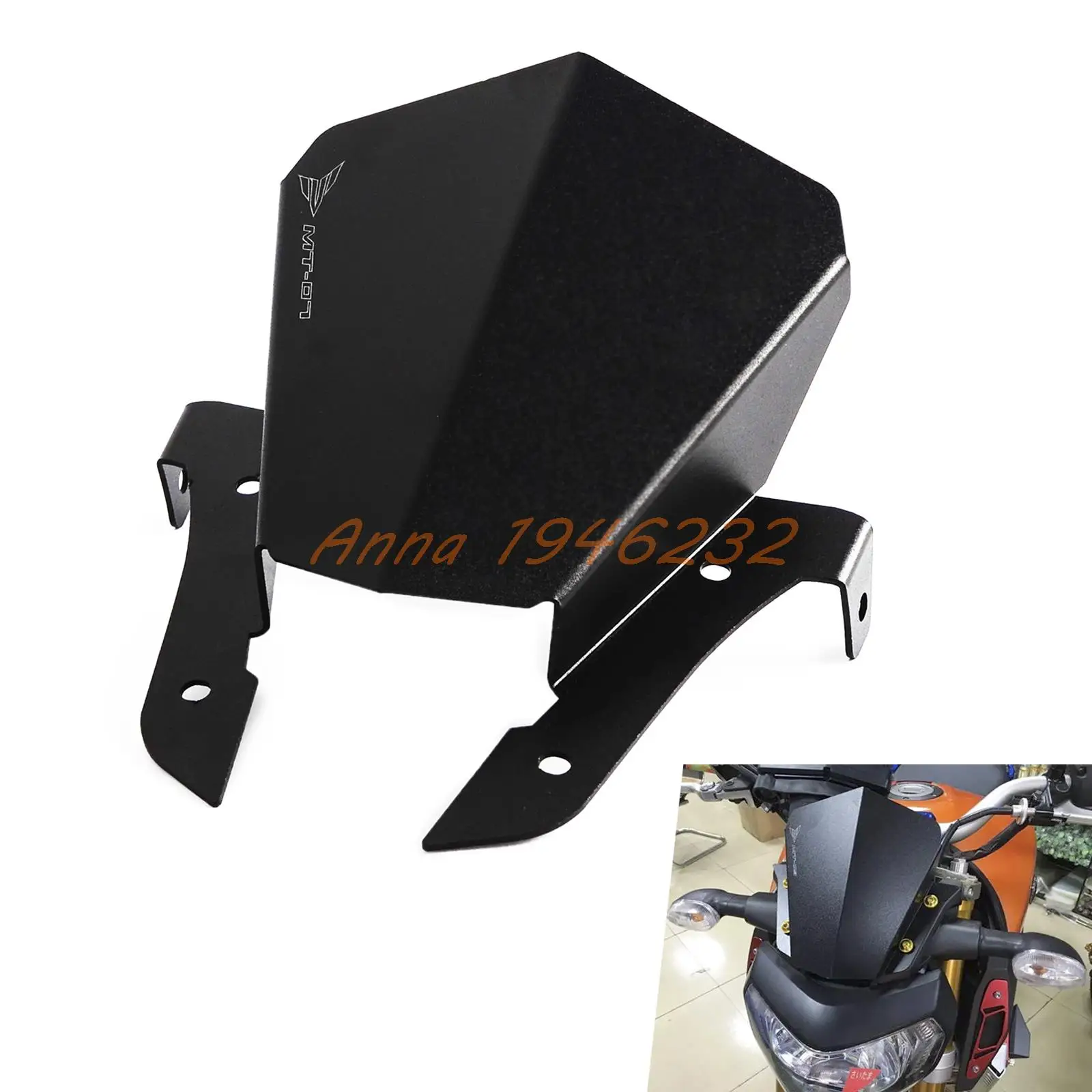 

Motorcycle Upper Headlight Top Cover Panel Fairing For Yamaha MT07 FZ07 2014 2015 2016 MT 07 FZ 07
