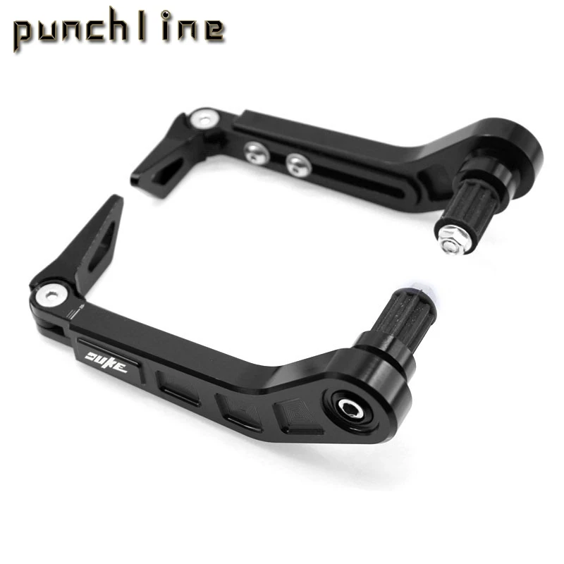 Черный Ручки гвардии, пригодный для KTM DUKE 125 200 DUKE 790 990 1290 DUKE 390 690 сцепные рычаги гвардии протектор - Цвет: Черный