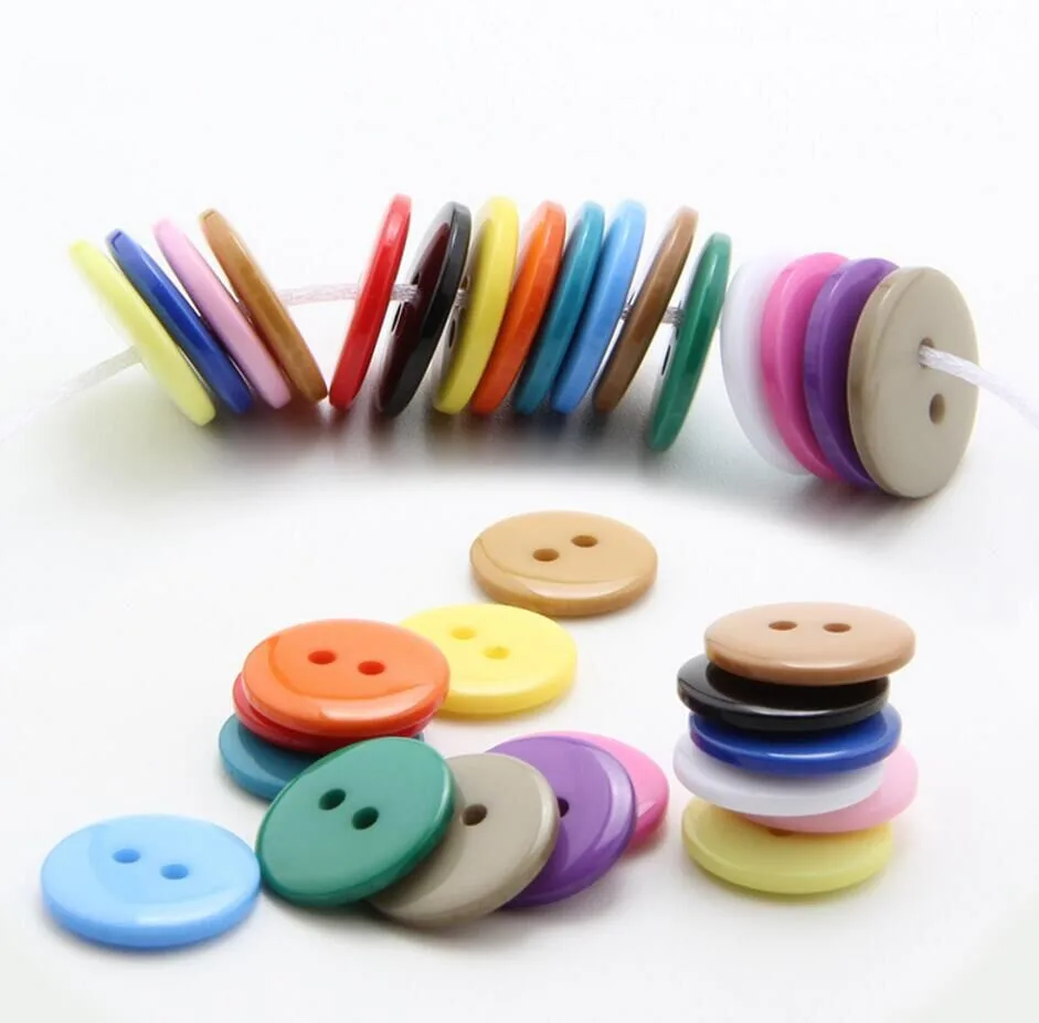 

1000Pcs/lot 10mm Round Resin Mini Tiny Buttons Sewing Tools Decorative Button Scrapbooking Garment DIY Apparel Accessories