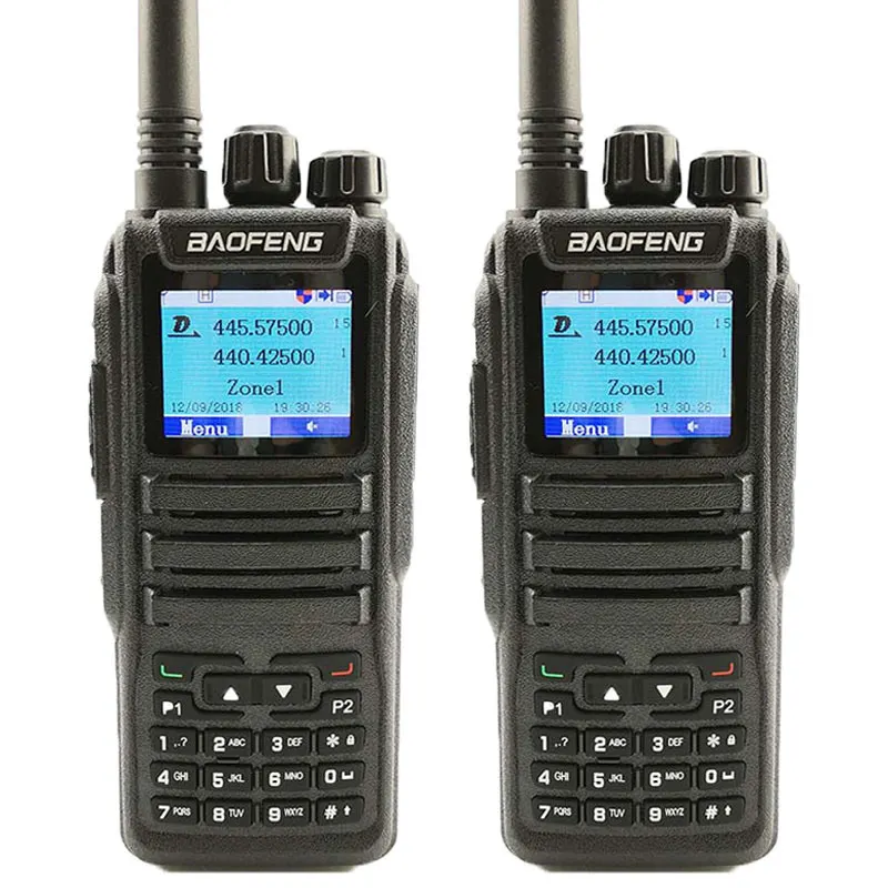 2 шт. Baofeng DM-1701 цифровое мобильное радио Dual Time slot Tier1 Tier2 DMR Ham радио Hf трансивер охотничья рация CB радио - Цвет: 2 pieces