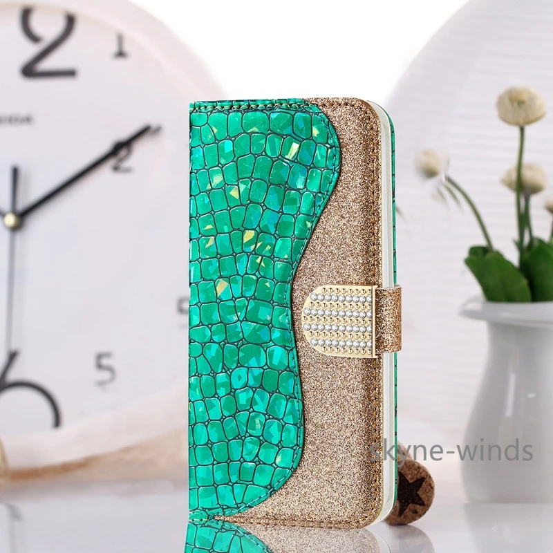 

Glitter Leather Case For Samsung Galaxy S6 SM-G920F Case Flip Wallet Stand Phone Case For Samsung S 6 G920FD Wallet Book Case
