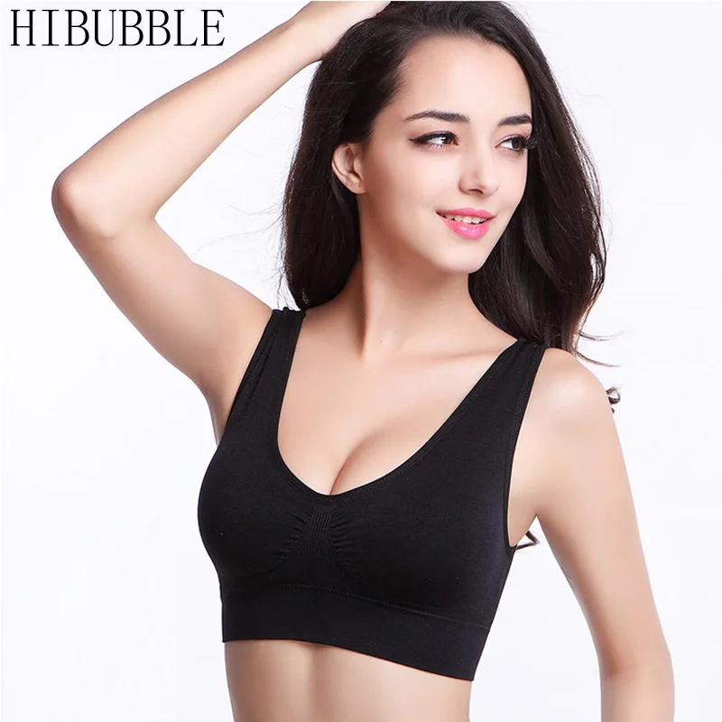 

HIBUBBLE Plus Size Push Up Bra Bralette Bras for Women Sexy Bra Top Padded Wireless Brassiere Top Sujetador soutient gorge
