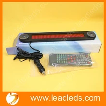 Горячая Распродажа 12 В дистанционного управления автомобилей мини светодио дный движущихся знак один красный программы редактирования светодио дный поддержке русский языки