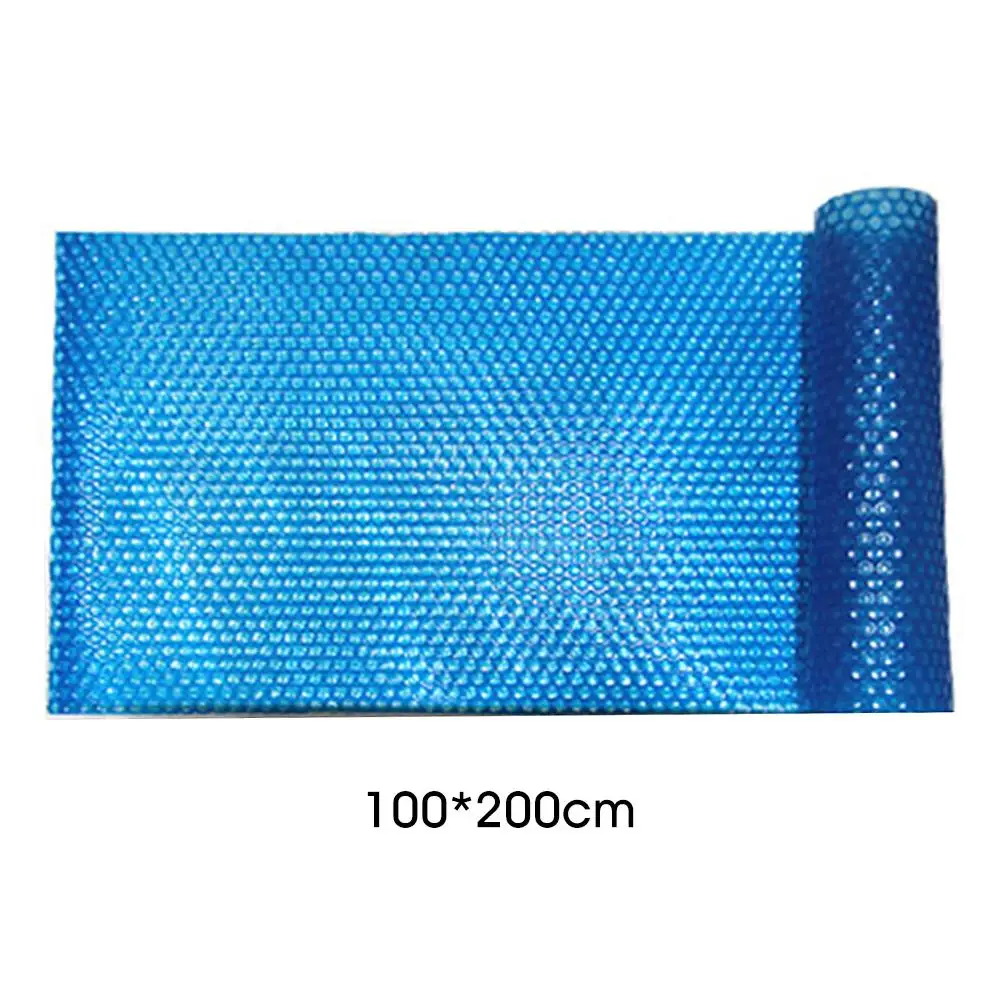 1 шт. синий бассейн крышка 400 микрон 12-mil одеяло, использующее энергию солнца по индивидуальному заказу Размеры и Форма легкая рама бассейны крышка для защиты от пыли