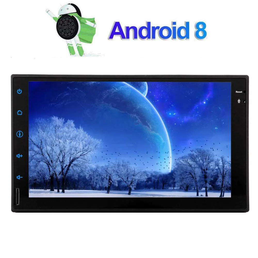 Support Bluetooth WiFi Mirror Link 1080P Video AM FM Radio USB SD Steering Wheel Controls Eincar Android 8.1 System 2GB RAM 16GB |