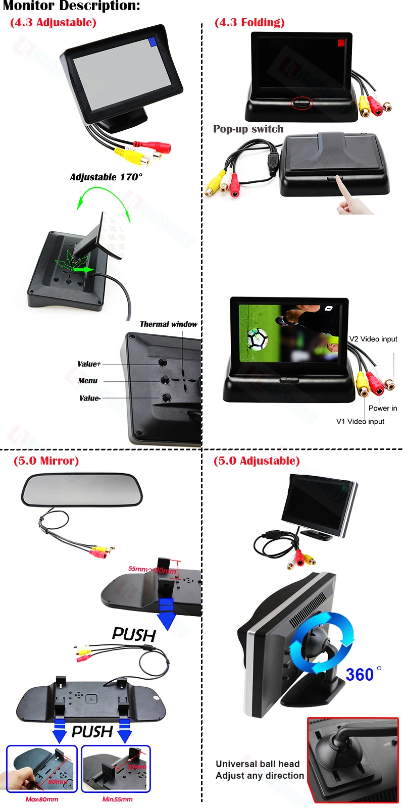 4 monitor function