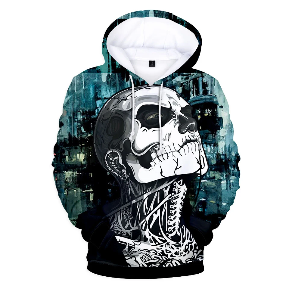 

Rick Genest print sport hip hop 3d hoodies Sweatshirts fashion men women Hoodie Tracksuit casual Long Sleeve Hooded pullover top