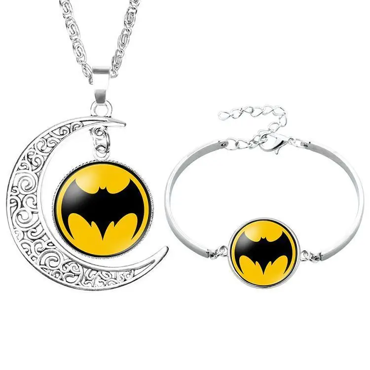 

Avengers Superhero Captain America Jewelry Sets Silver Jewelry Sets For Women Men Boys Girls Drop Shipping Jewelry Sets