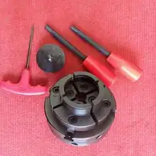 Токарный патрон по дереву 4 дюйма/100 мм 4 челюсти самоцентрирующийся токарный патрон, Токарный мини-патрон по дереву