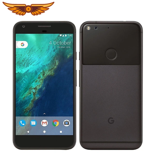 Оригинальный разблокирована Google Pixel 5,0 ''дюймовый 4 ядра одной сим-4G LTE Android мобильного телефона 4 GB Оперативная память 32 GB 128 GB Встроенная память смартфона