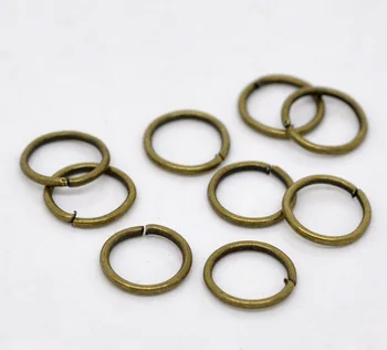 

Alloy Opened Jump Rings Round Antique Bronze 9mm( 3/8") Dia, 200 PCs new
