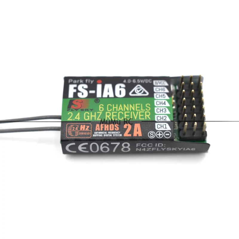 

Flysky FS-iA6 6CH Receiver 2.4G Antenna Compatible iA6 For RC Quadcopter Transmitter Drones