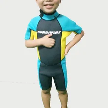 Дети нейлон держать теплый купальник с коротким рукавом оборудование для дайвинга подводного неопрена для сёрфинга подводной охоты костюм для триатлона пляжа гидрокостюмы