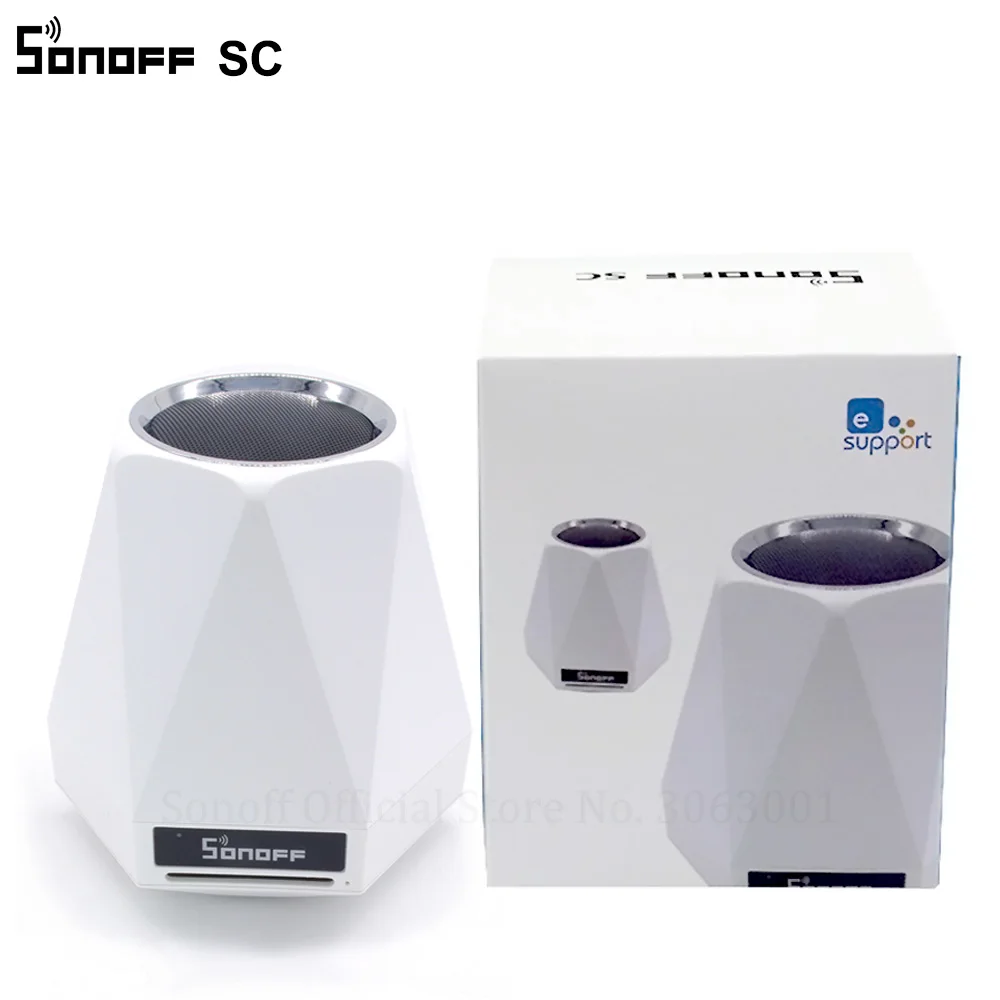 SONOFF SC Outlet WiFi беспроволочный экологический монитор устройство Температура