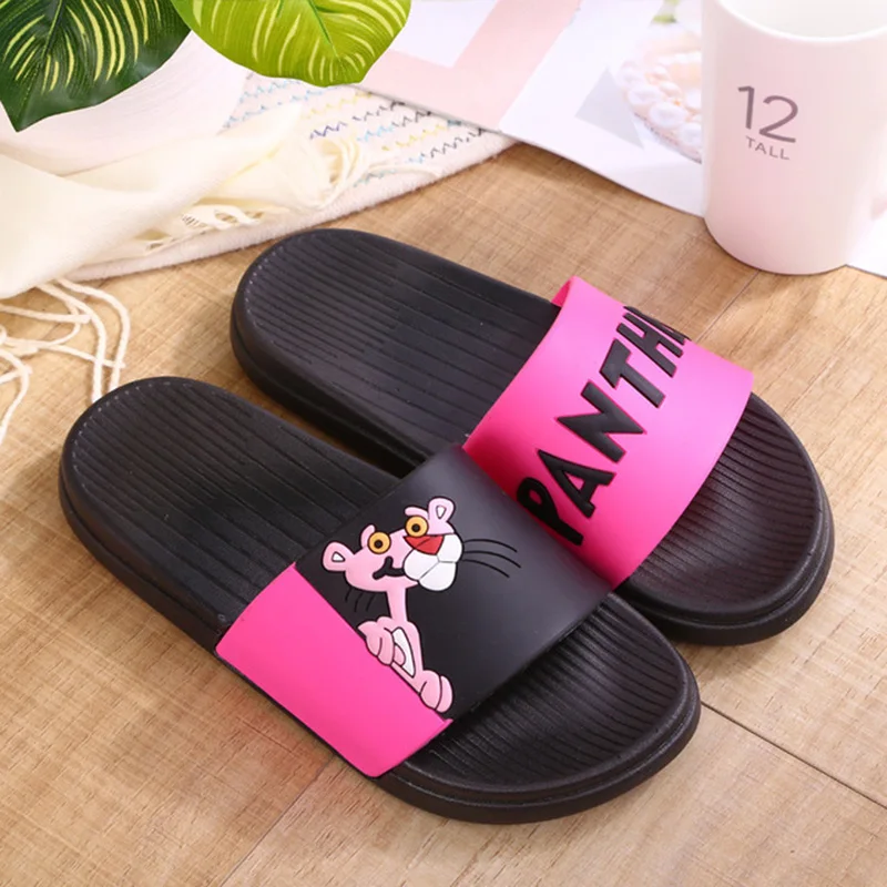 

SHOEMER Non-slip outdoor women slippers Children's slippers flat Cartoon unicoin slippers women outdoor beach sandals size 24-41