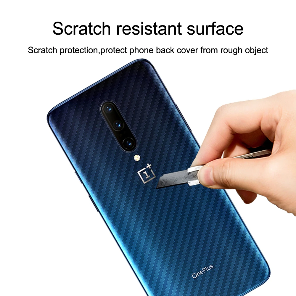 Защитная пленка для OnePlus 7 7T Pro One Plus защитная задней панели из мягкого углеродного