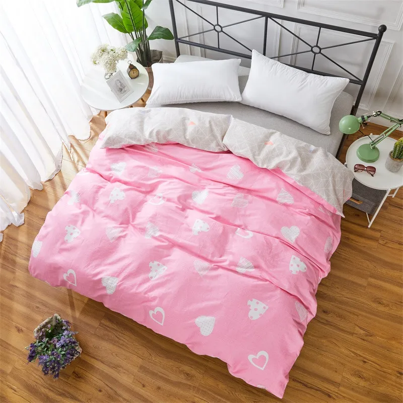 Cute Cartoon Pink White Love Heart Pattern 1Pcs Student Child Adult