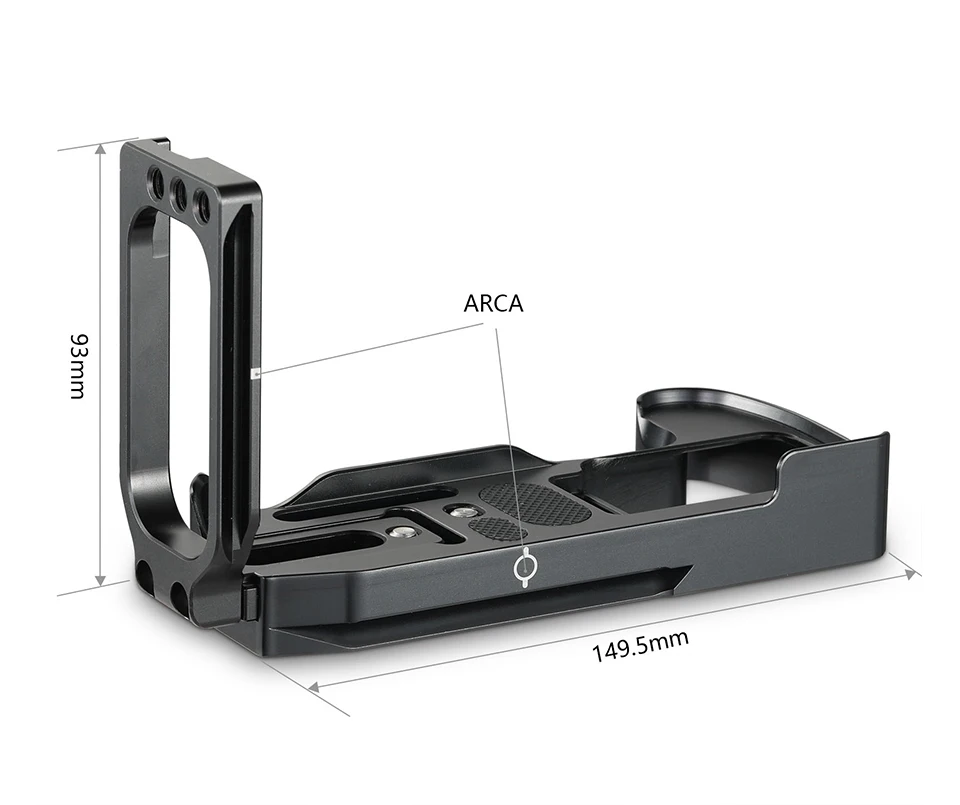 SmallRig быстросъемный x-h1 l-кронштейн для Fujifilm X-H1 l-пластина с ARCA типа AR пластина 1/4 резьбовые отверстия для аксессуаров DIY 2178