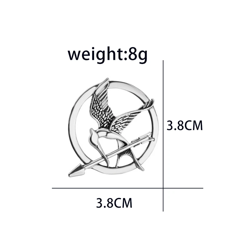 Голод игры значок Броши Мода поп Винтажный стиль эмалированные булавки мужские женские куртки нагрудные булавки Ювелирная брошь подарки другу