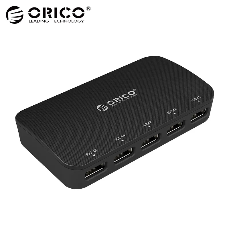 ORICO USB Car Phone Charger Lighter 5 USB Port 30W Mobile Phone Car Charger Adapter for iPhone Samsung LG