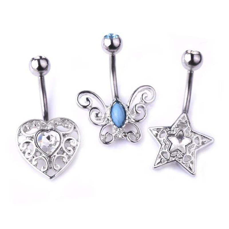 Shape Belly Button Rings Navel Ring Body Piercing Ring Navel Body Jewelry