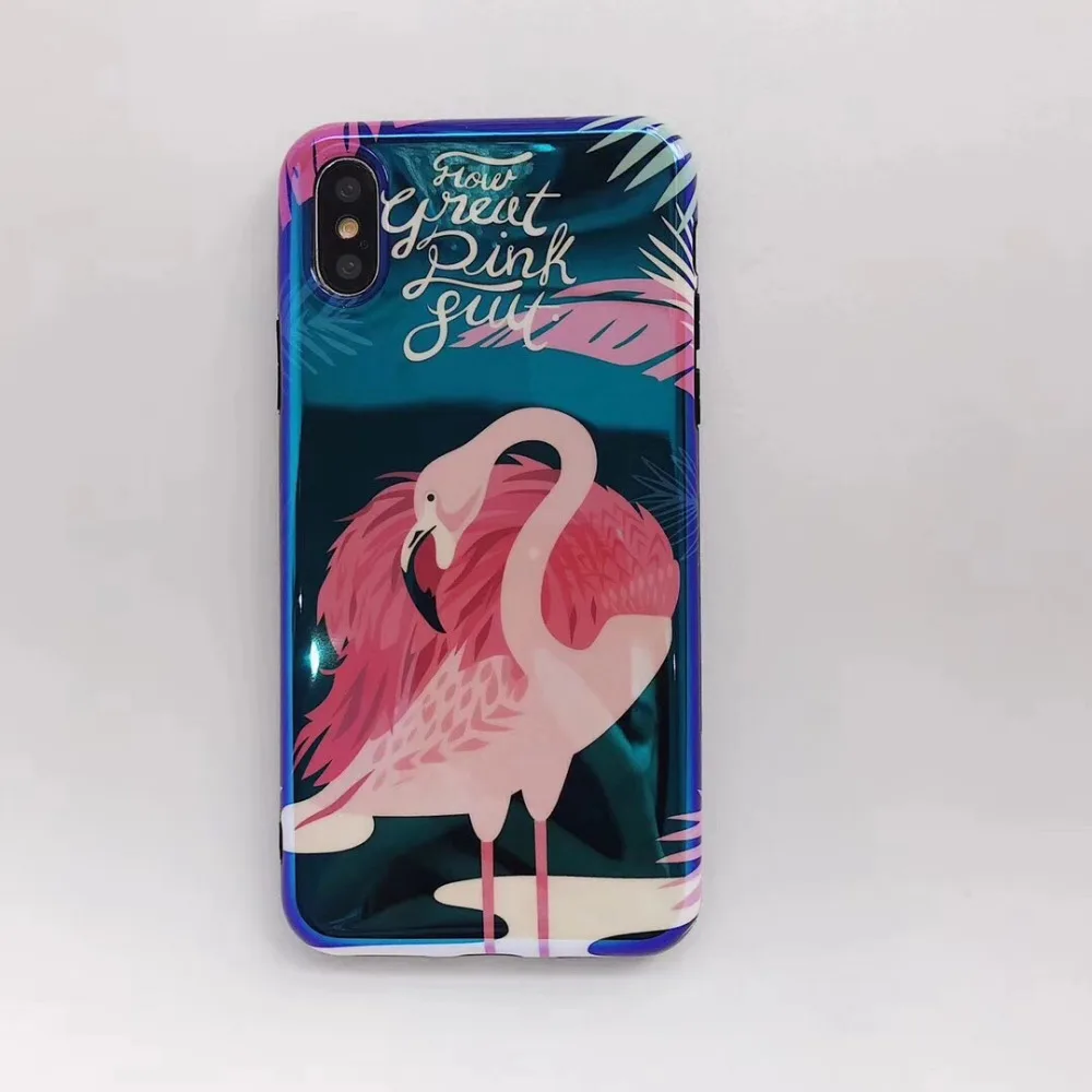 Cute Korean Case For iPhone X 8 7 6 6s Plus Acrylic Mirror Phone Cases Shell Fashion Protective Skin capa |