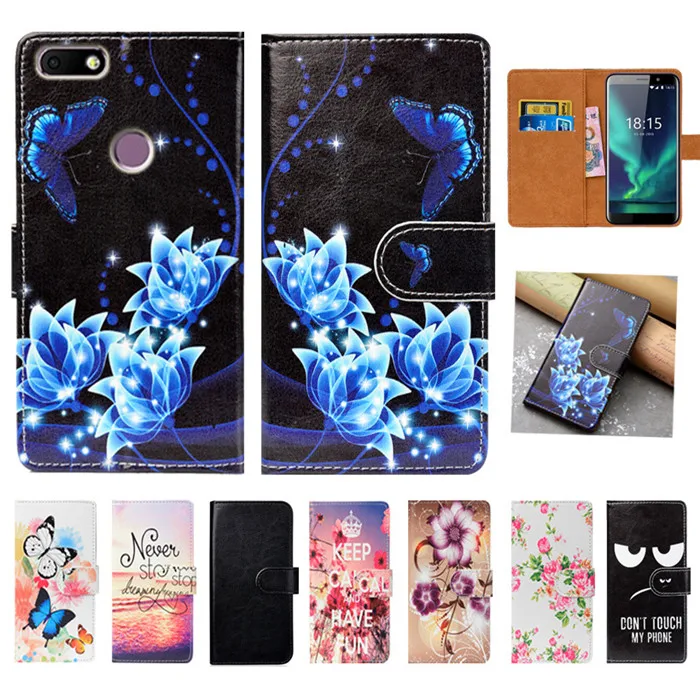 

For BQ BQ-5512L Case High Quality Pu Leather 5.45" Print Flip Wallet Case Back Cover For BQ BQ-5512L Strike Forward Book Case