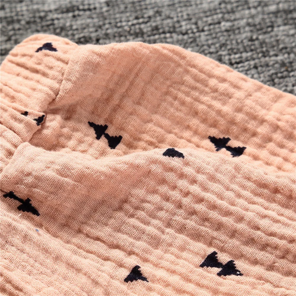 Hooyi Baby Girls PP Pants Children Casual Summer Hot Shorts Linen Cotton Solid Boy Clothes Kids Sport Panties Infant Underpant