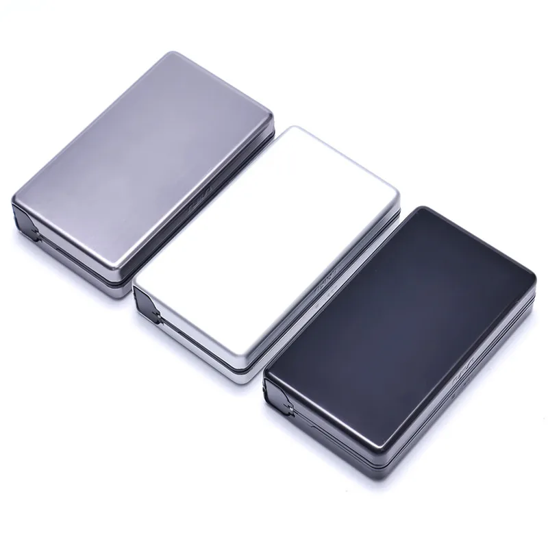 

1PC Light Aluminum Cigar Cigarette Case Tobacco Holder Pocket Box Storage Container New
