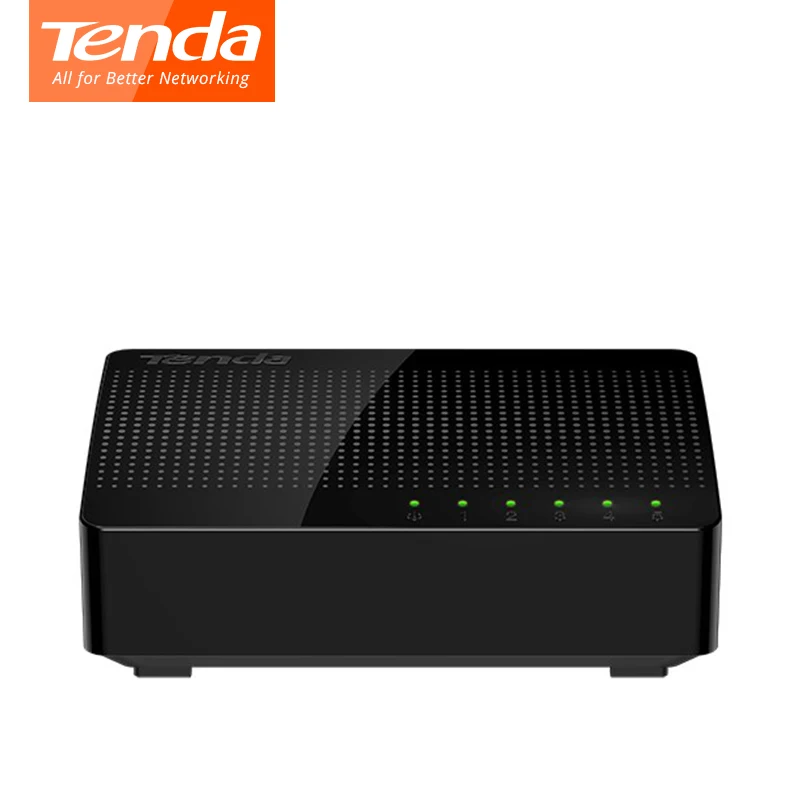 Tenda SG105 Ethernet переключатели 5 гигабитных Порты и разъёмы настольный коммутатор 10/100/1000 Мбит/с RJ45 Порты и разъёмы Soho Коммутатор 16 Гбит/с концентратор LAN plug and play - изображение